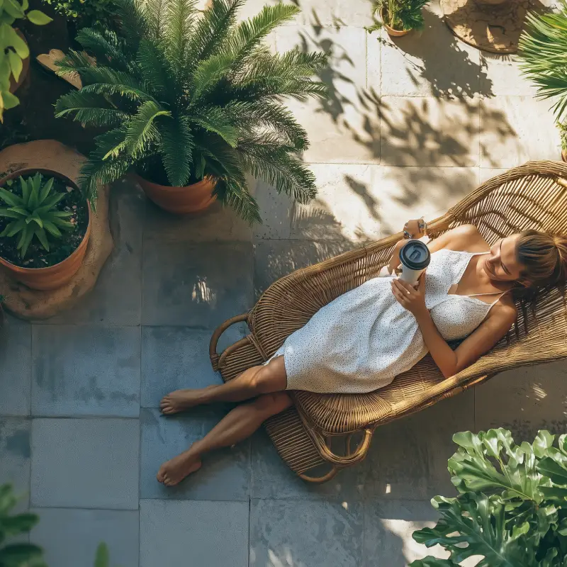 Relaxing Outdoor Space Willow Landscaping Ipswich